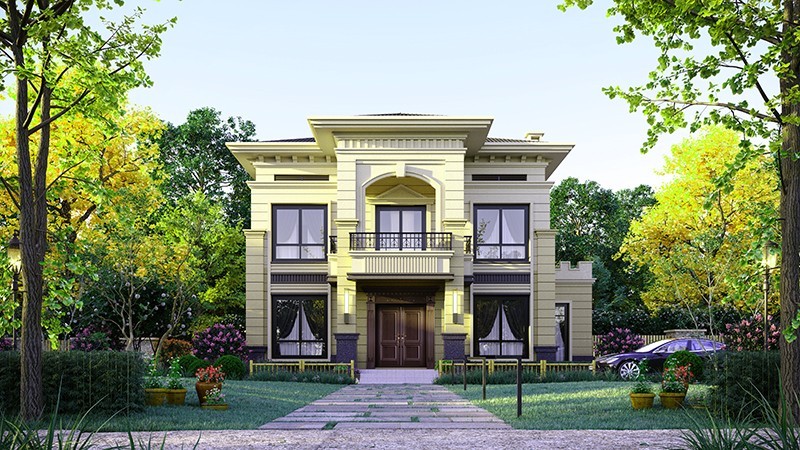 阜新中式合院住宅，开放庭院与邻里乡亲更亲近